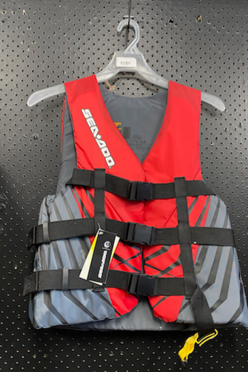 Sea Doo Splash Nylon Life Jacket Red - Speed Master Boats